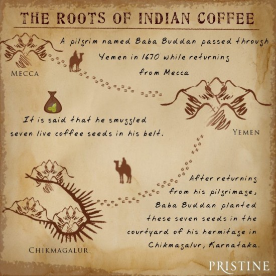 دانه قهوه هند